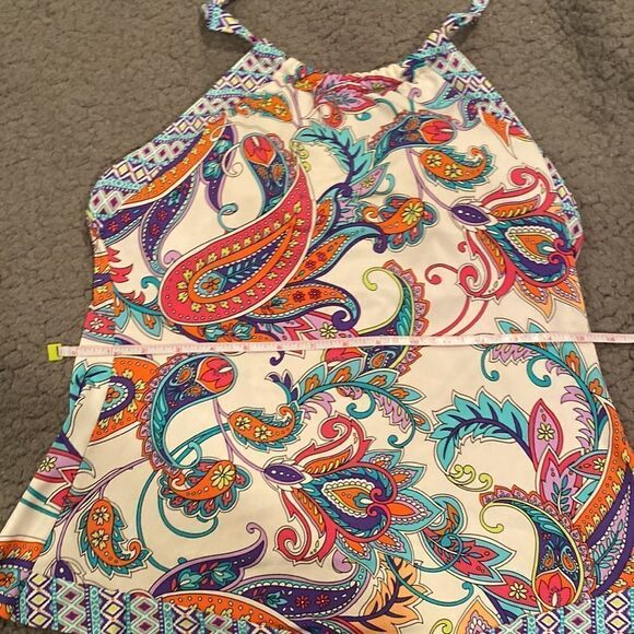 Gibson Latimer Halterkini Swim Top Size Large Halter Top - Picture 10 of 13